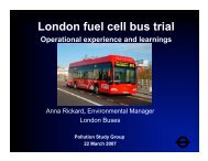 London HyFLEET:CUTE Experience - International Fuel Cell Bus ...