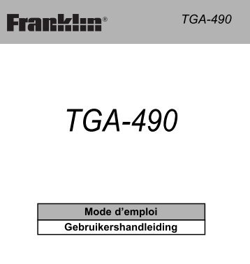 TGA-490 - Franklin Electronic Publishers