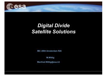 Digital Divide Satellite Solutions