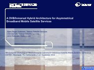 A DVB/Inmarsat Hybrid Architecture for Asymmetrical Broadband ...