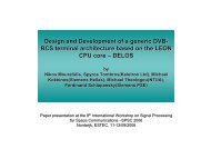 Design and Development of a generic DVB- RCS terminal ...