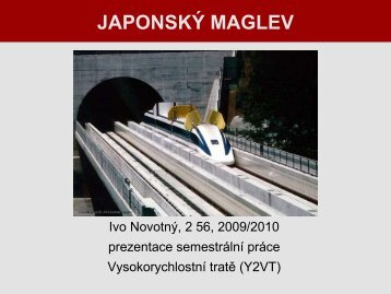 JAPONSKÃ MAGLEV - VysokorychlostnÃ­ tratÄ