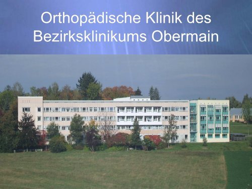 Vortrag - Kommunalunternehmen Kliniken und Heime des Bezirks ...