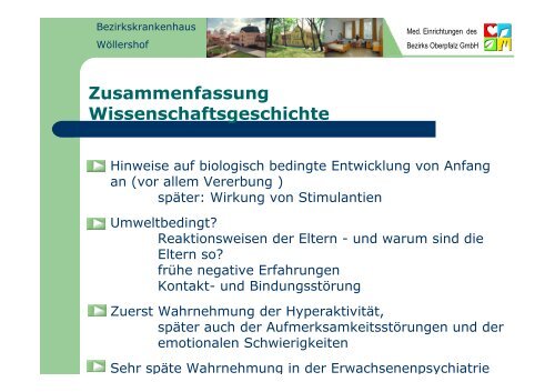 ADHS und Sucht - Kommunalunternehmen Kliniken und Heime des ...