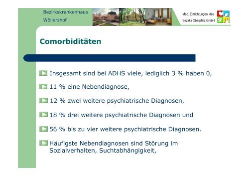 ADHS und Sucht - Kommunalunternehmen Kliniken und Heime des ...