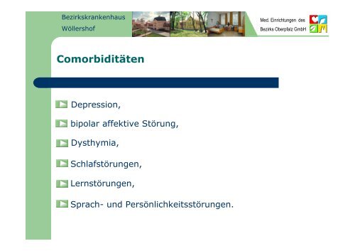 ADHS und Sucht - Kommunalunternehmen Kliniken und Heime des ...