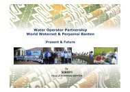 Water Operator Partnership World Waternet & Perpamsi Banten