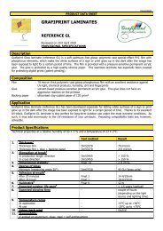 Grafiprint LamGlow Data Sheet - Maizey