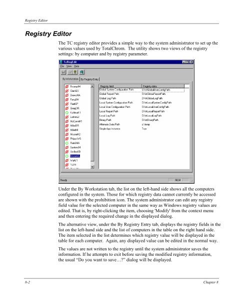 Registry Editor Registry