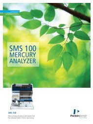 SMS 100 Mercury Analyzer Brochure - PerkinElmer