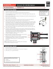 FDL85002/1C-3L Installation Instructions - Radio Frequency Systems