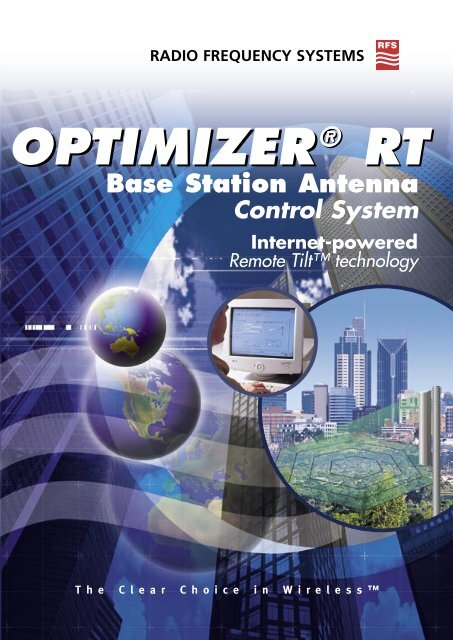 Optimizer RT Promotional Brochure - Radio Frequency Systems