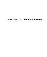 Clarus 500 GC Installation Guide - PerkinElmer