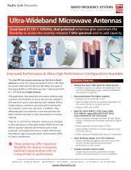 View the Ultra-Wideband Microwave Antenna Leaflet - Radio ...