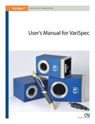User's Manual for VariSpec - PerkinElmer