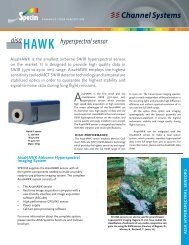 hyperspectral sensor - Spectral Cameras