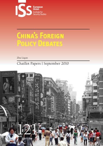 China's Foreign Policy Debates - European Union Institute for ...