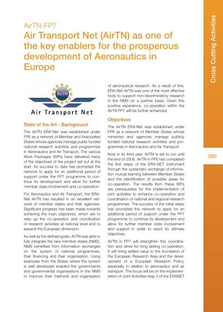 Aeronautics and Air Transport Research 7th Framework Programme ...