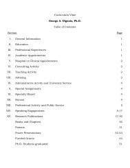 Curriculum Vitae [pdf] - University of Kentucky - College of Pharmacy