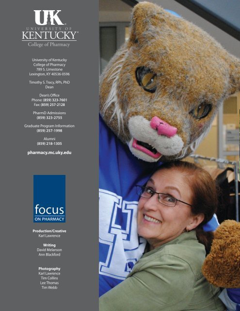 Summer 2011 [pdf] - University of Kentucky - College of Pharmacy