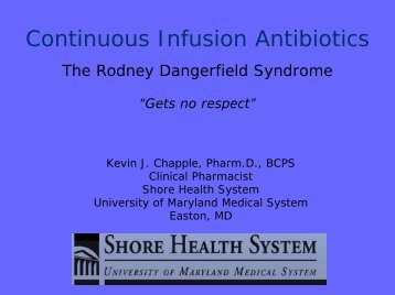 The Rodney Dangerfield Syndrome - American Society of Health ...