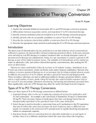 Intravenous to Oral Therapy Conversion - American Society of ...