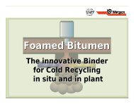 Foamed Bitumen - CRP