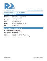 material safety data sheet rpd information rpd product information