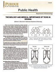 The Biology and Medical Importance of Ticks in Indiana - Purdue ...