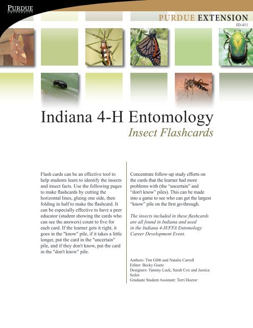 to download pdf - Purdue Extension Entomology - Purdue University