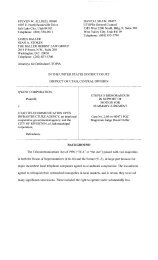 UTOPIA Memo In Support of Motion for Summary Judgment