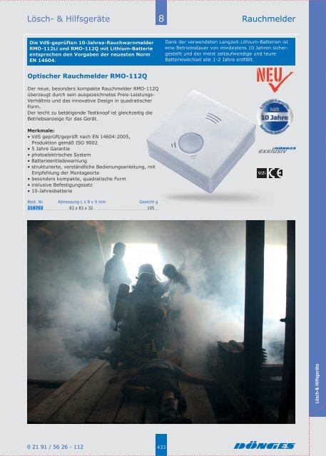 Der neue Katalog 2014 als PDF - Dönges