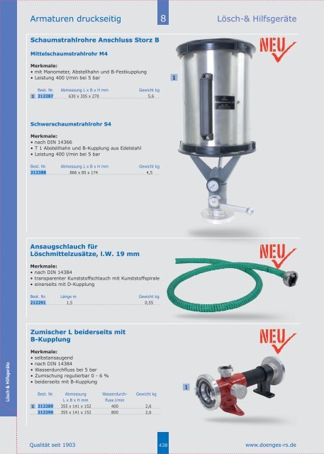 Der neue Katalog 2014 als PDF - Dönges