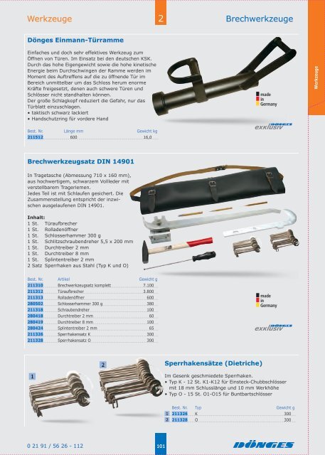 Der neue Katalog 2014 als PDF - Dönges