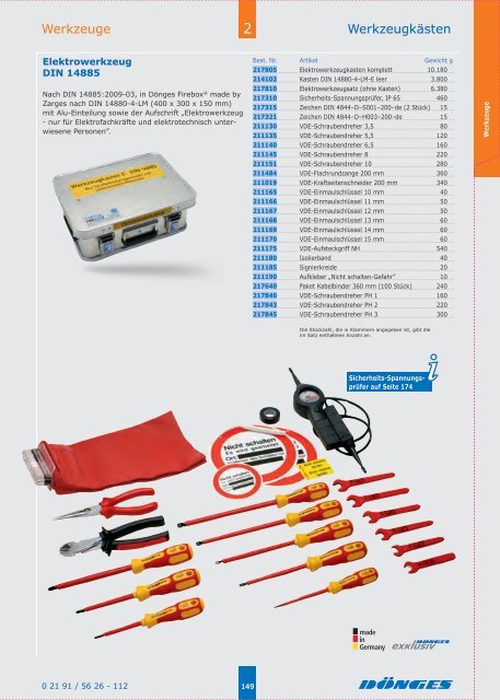 Der neue Katalog 2014 als PDF - Dönges