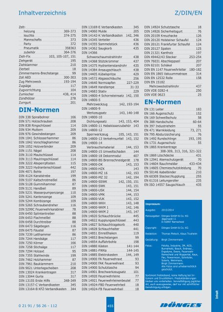 Der neue Katalog 2014 als PDF - Dönges