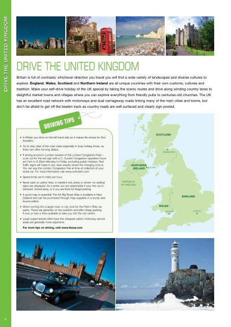 Drive UK & Europe - Harvey World Travel