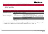 Liste der Dienstleister - ERGO Direkt Versicherungen