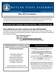 May 2012 Newsletter