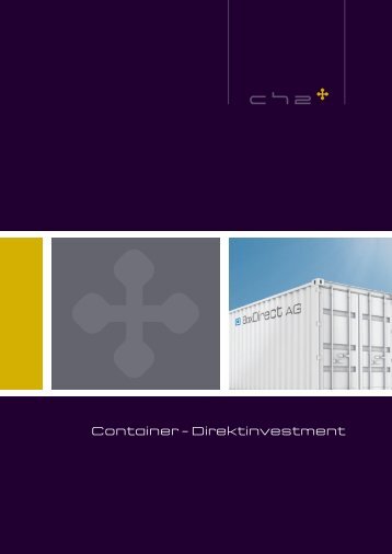 Container - Direktinvestment - CH2 AG