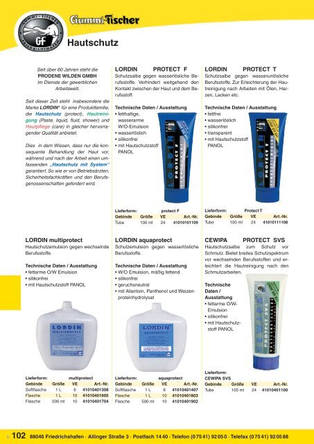 Katalog Arbeitsschutz komplett - Gummi-Fischer