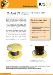 Backbone - FO outdoor cable - ICS24 & Services GmbH