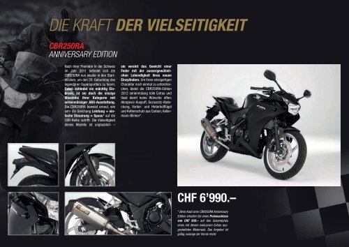 CBR 20TH ANNIVERSARY - Honda