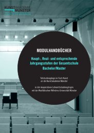 Modulhandbuch Lehramt an Haupt-, Real - Kunstakademie MÃ¼nster