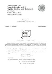 Grundlagen der Experimentalphysik 3 - 5. Physikalisches Institut