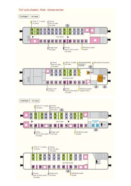 TGV Lyria seat map Paris_Geneve Dupleixx - Rail Europe