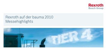 Rexroth auf der bauma 2010 Messehighlights