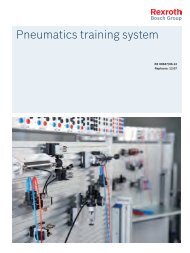 Pneumatics training system - Bosch Rexroth