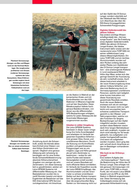 Reporter 52 Das Magazin der Leica Geosystems