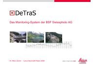 Das Monitoring-System der BSF Swissphoto AG - Leica Geosystems